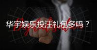 华宇娱乐投注礼包多吗？揭秘新手必领福利与高返水技巧