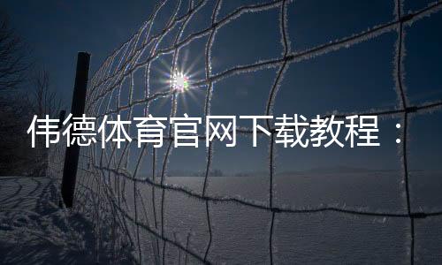 伟德体育官网下载教程：官方下载app下载与安卓苹果安装步骤详解