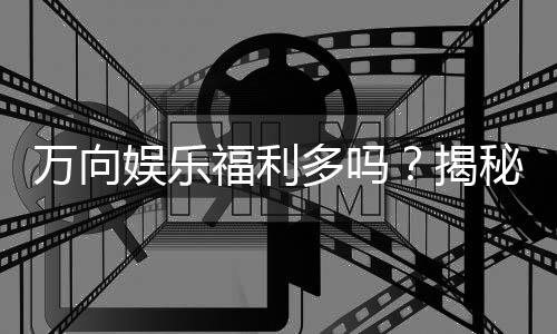 万向娱乐福利多吗？揭秘平台福利活动与玩家真实体验