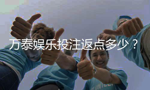 万泰娱乐投注返点多少？揭秘高返水比例与实战技巧