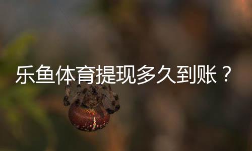 乐鱼体育提现多久到账？最快到账时间、影响因素与常见解决办法
