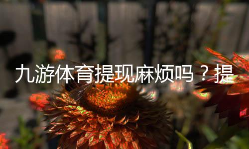 九游体育提现麻烦吗？提现流程、到账速度与常见问题详解