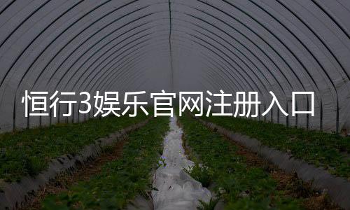 恒行3娱乐官网注册入口：轻松开户畅享顶级电子游艺体验