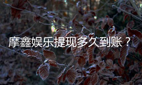 摩鑫娱乐提现多久到账？3分钟到账技巧与注意事项全解析