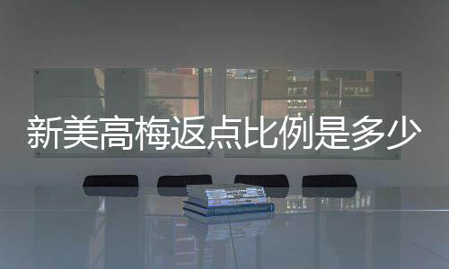 新美高梅返点比例是多少？揭秘高额返水优惠与实战技巧