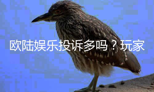 欧陆娱乐投诉多吗？玩家真实反馈与平台解析