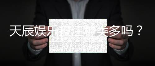 天辰娱乐投注种类多吗？详细解析热门游戏玩法与选择