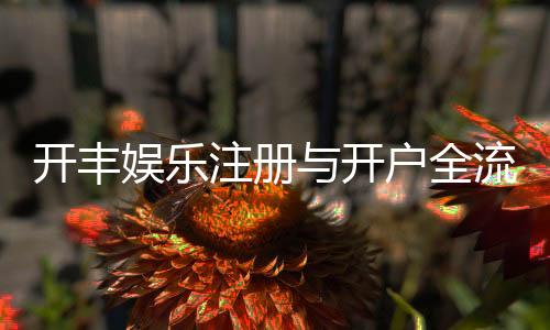开丰娱乐注册与开户全流程：轻松完成账号申请与资金入金指南