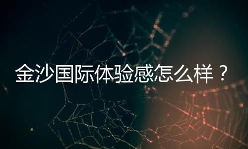 金沙国际体验感怎么样？资深玩家分享真实游戏感受与技巧