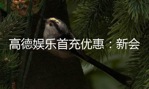 高德娱乐首充优惠：新会员专享首存福利大放送