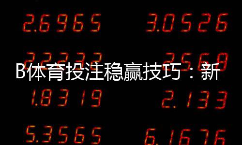B体育投注稳赢技巧：新手必学的实战策略与风险控制指南