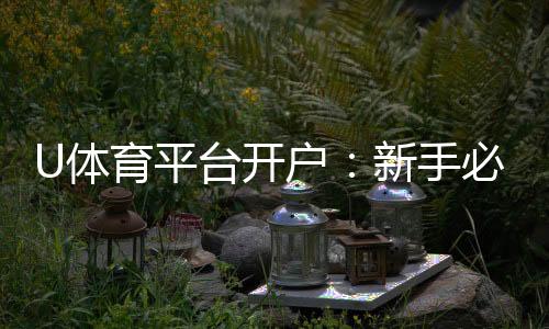U体育平台开户：新手必看的高效注册与首存攻略
