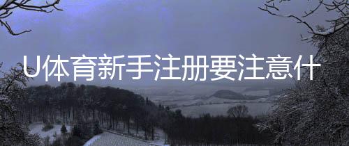 U体育新手注册要注意什么？5个关键细节助你顺利开局