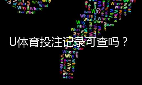 U体育投注记录可查吗？一文详解查询方法与注意事项