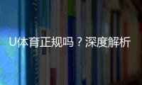 U体育正规吗？深度解析平台安全性与玩家真实体验