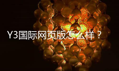 Y3国际网页版怎么样？真实评测：安全性、功能与注册使用全解析